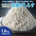 【ふるさと納税】しらす職人が目利きした「釜揚げしらす」1.6kg 【ふるさと納税】しらす職人が目利きした「釜揚げしらす」1.6kg