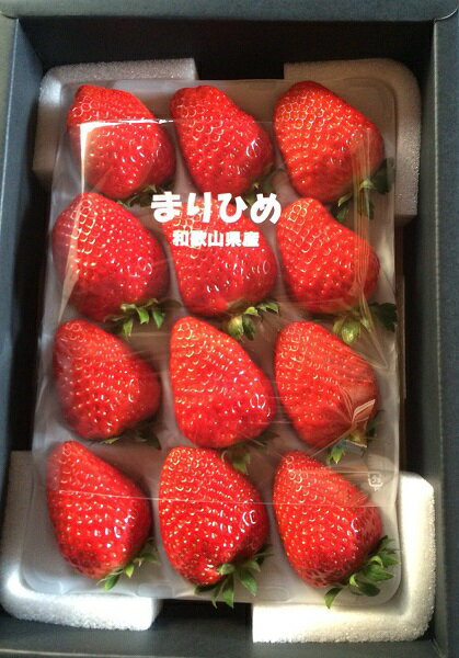 【ふるさと納税】特選 大粒いちご「まりひめ」1箱(A236-1)