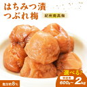 【ふるさと納税】【家庭用】紀州南高梅 はちみつ漬つぶれ梅 600g 1.2kg 2kg ふるさと納税 梅干し 梅干し 梅干 うめぼし 1.2キロ 1.2kg 2キロ 2kg 自宅用 家庭用 送料無料 数量限定
