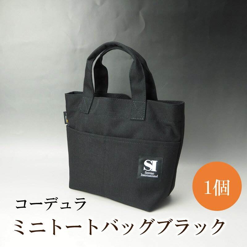 軽さと強度が魅力!コーデュラミニトートバッグブラック