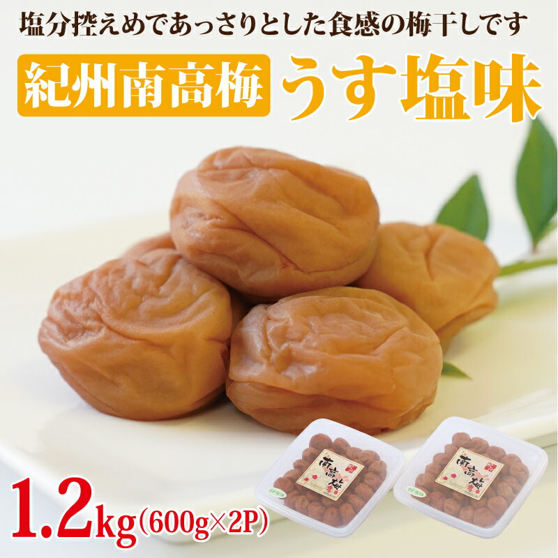 紀州南高梅 うす塩味1.2kg