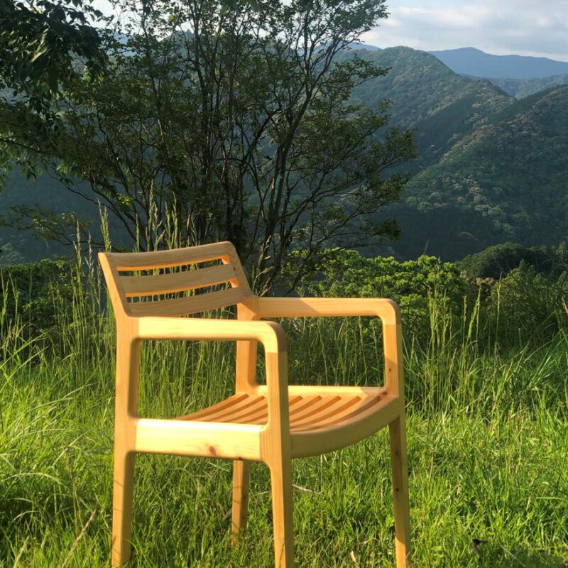 BokuMokuあかね材アームチェア　BC-04