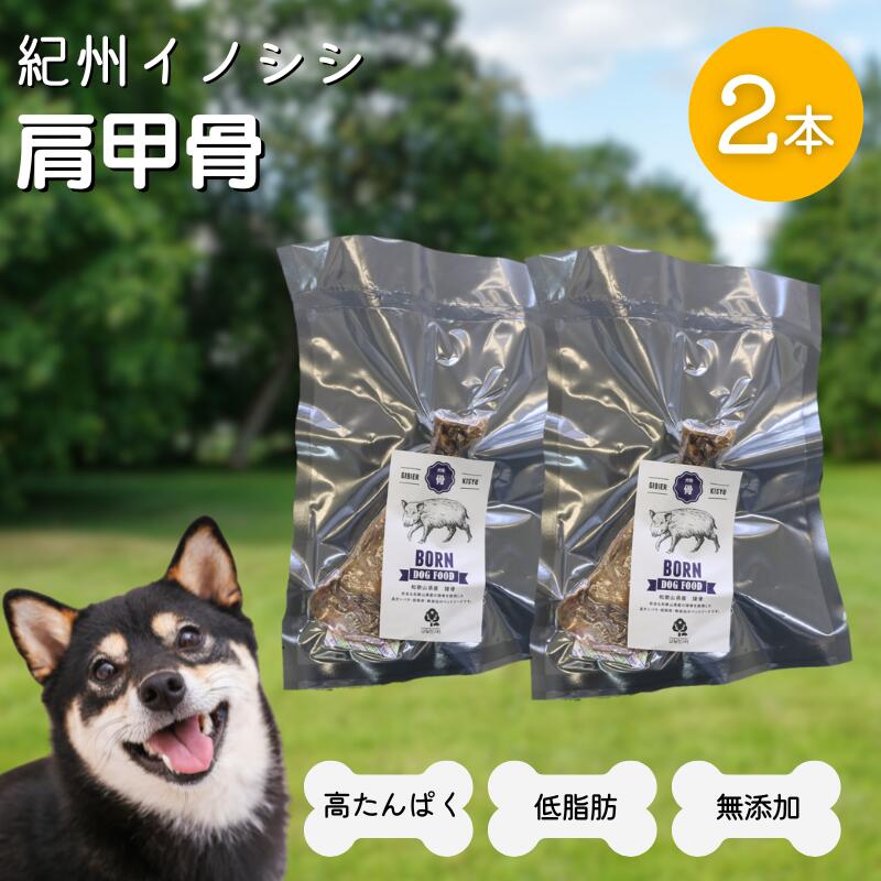 17位! 口コミ数「0件」評価「0」無添加・犬用 紀州イノシシ 肩甲骨2本 / 犬用 犬用おやつ 猪肉 ジビエ イノシシ 無添加 ペット用 おやつ デンタルケア