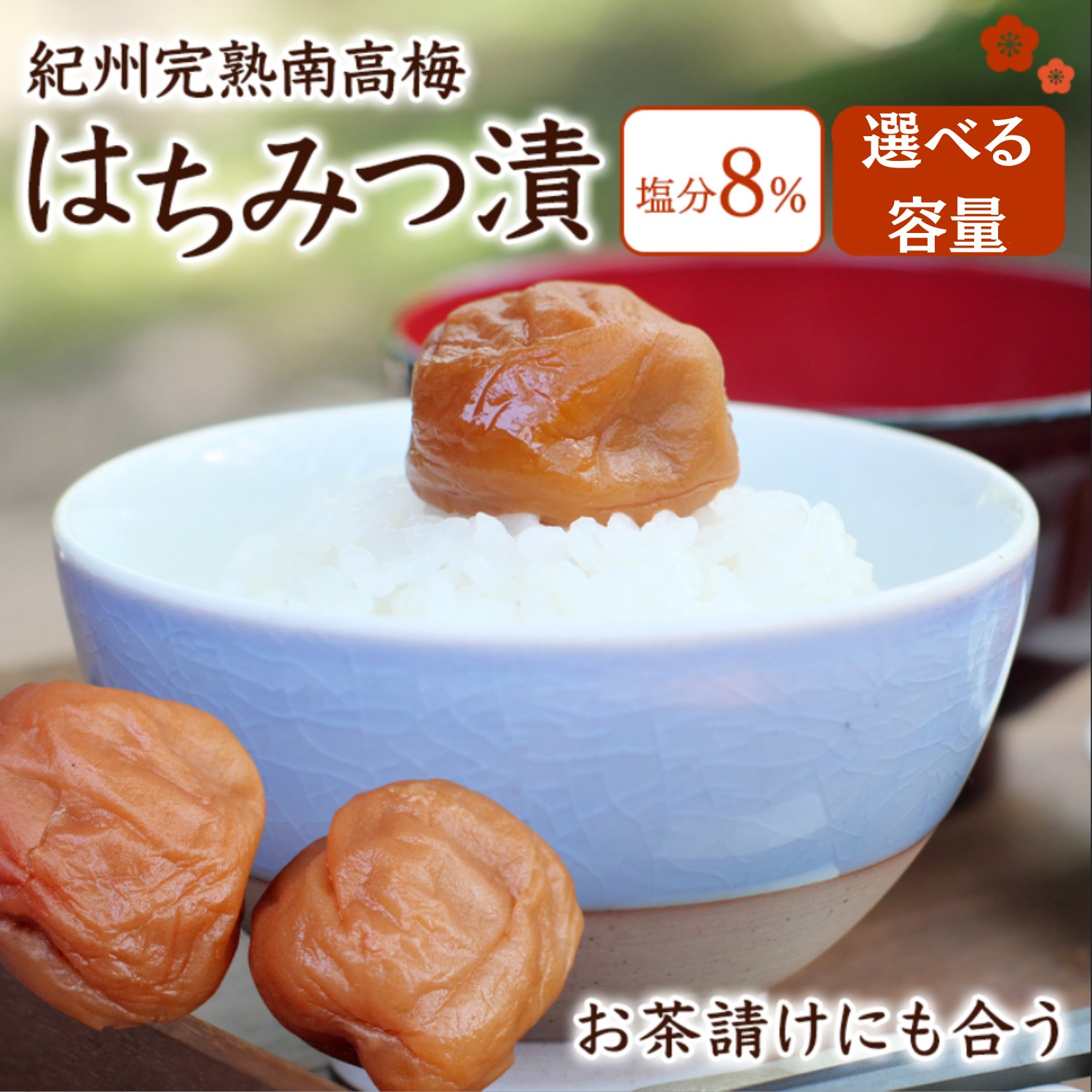 【ふるさと納税】紀州蔵出し 完熟南高梅 はちみつ漬セット 選べる容量 800g 2.4kg / 田辺市 紀州南高梅 南高梅 梅干し 梅干 梅 うめ 肉厚 お米 おにぎり 焼酎 梅酒 健康 はちみつ漬け梅干し ハチミツ 蜂蜜 甘口 和歌山
