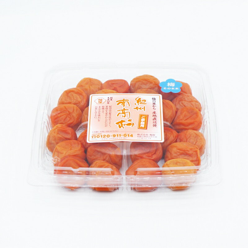 【ふるさと納税】ご家庭用 紀州南高梅梅 そのまま 450g / 田辺市 紀州南高梅 南高梅 梅干し 梅干 梅 白干し梅 昔ながらの梅干し 家庭用 お家用