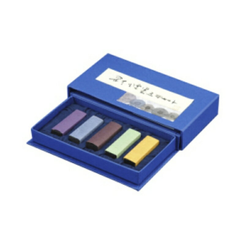 【ふるさと納税】彩煙墨五本セット『人気色その1』 / 田辺市 紀州松煙 紀州墨 彩煙墨 墨 墨セット 書道 書道用品