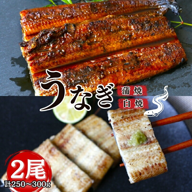 【ふるさと納税】うなぎ蒲焼き、うなぎ白焼き　各1本セット /