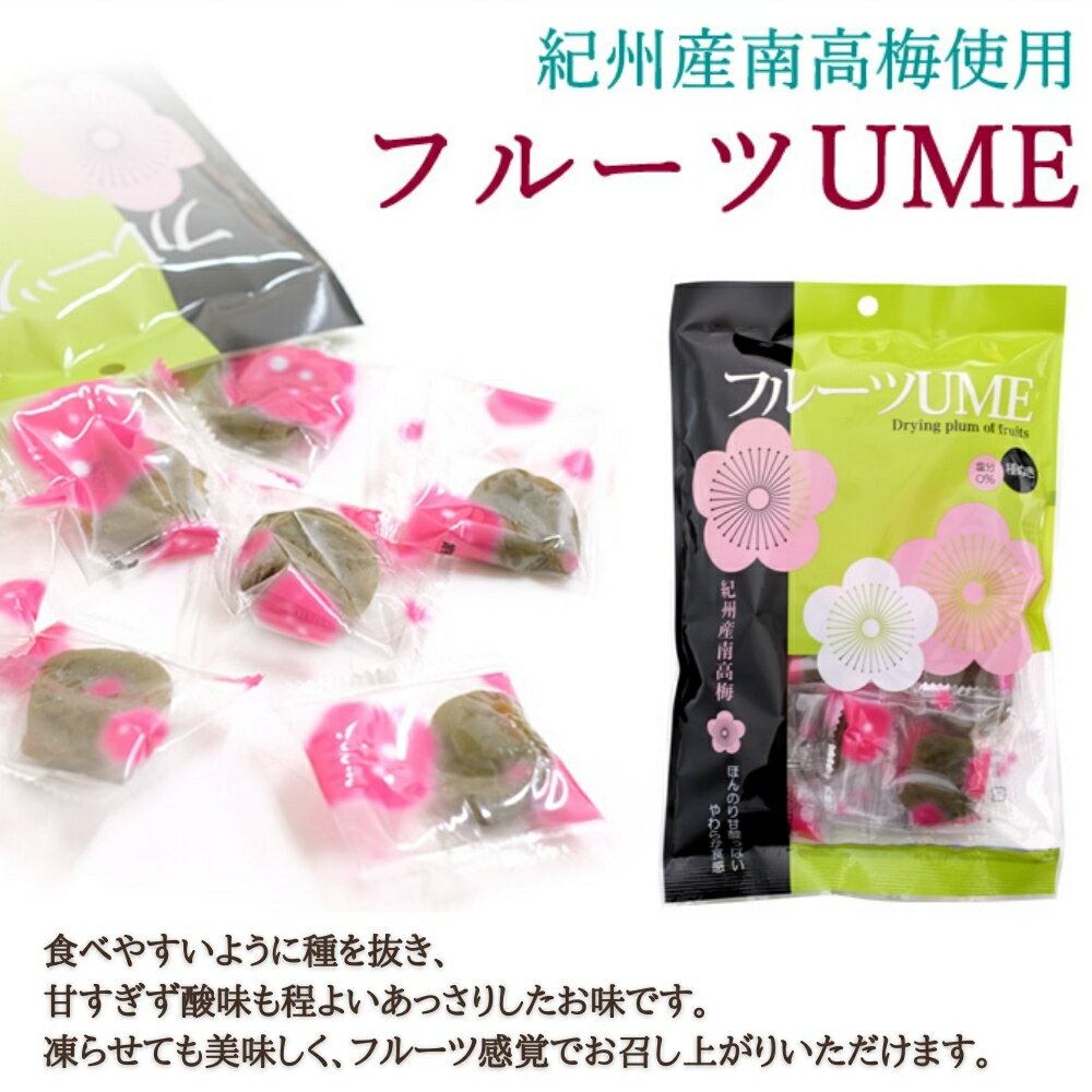 【ふるさと納税】小森の干し梅 紀州南高梅 フルーツUME 容量選べる！（80g　5～10袋） / ドライフルーツ 種なし 和歌山 和歌山県産 田辺市 紀州南高梅 南高梅 梅干し 梅干 梅 干梅 干し梅 おやつ 健康