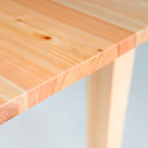 【ふるさと納税】ひのきの一枚板風テーブル(幅1600mm) 杢美-Mokuharu- おしゃれ 木製 木 ひのき ダイニング 手作り