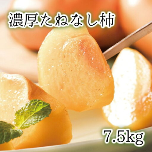 【ふるさと納税】 【和歌山ブランド】 濃厚たねなし柿 秀品 Mサイズ 約7.5kg入り ※2025年10月上旬~11月上旬頃順次発送予定 【ふるさと納税】 【和歌山ブランド】 濃厚たねなし柿 秀品 Mサイズ 約7.5kg入り ※2025年10月上旬~11月上旬頃順次発送予定