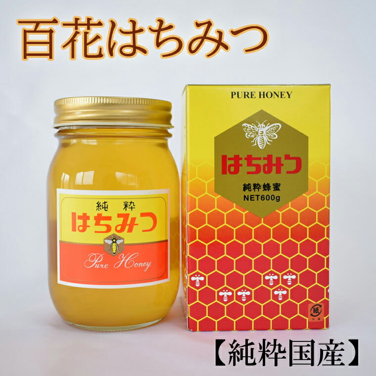 【ふるさと納税】 【純粋国産】和歌山県産百花はちみつ600g ※2025年7月中旬より順次発送【tec507A】