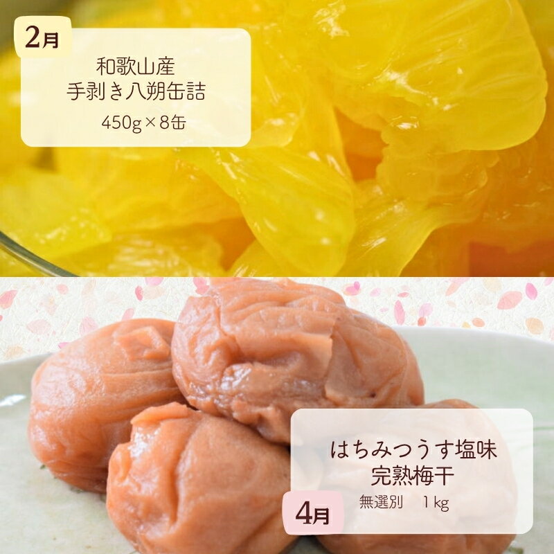 【ふるさと納税】 【定期便】【偶数月発送】【全6回お届け】 和歌山のこだわり　季節の定期便