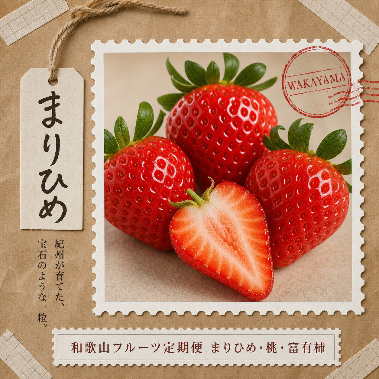 【ふるさと納税】 【全3回】紀州和歌山産旬のフルーツ定期便 (いちご・桃・富有柿) / フルーツ 果物 いちご イチゴ 苺 もも 桃 柿 旬 定期便