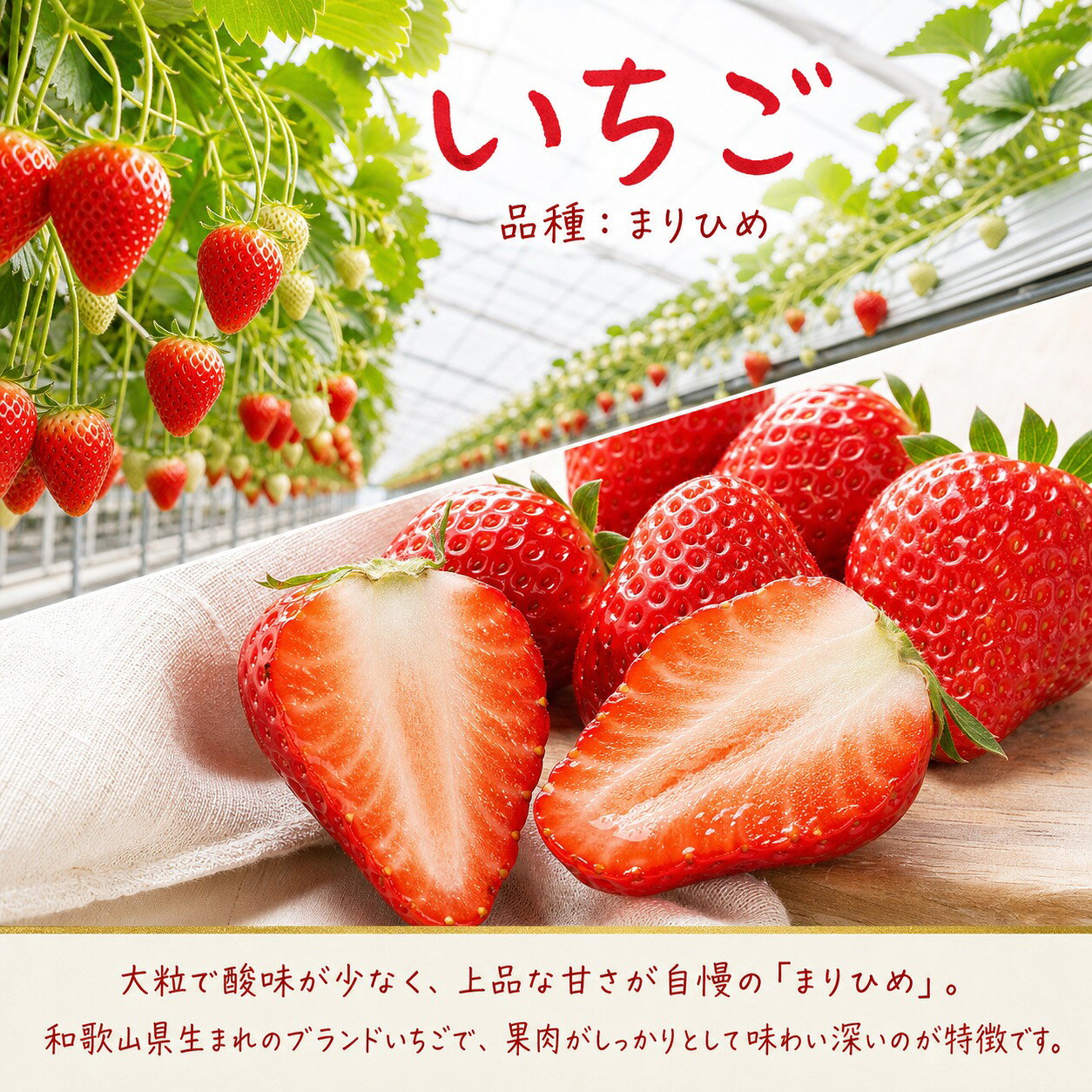 和歌山県新宮市の【ふるさと納税】 【全3回】紀州和歌山産旬のフルーツ定期便 (田村みかん・いちご・なつみ) / フルーツ 果物 いちご イチゴ 苺 みかん 有田みかん 柿 旬 定期便｜アングル3
