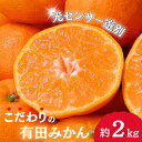 3位! 口コミ数「0件」評価「0」＼光センサー選別／農家直送 こだわりの有田みかん 約2kg＋60g(傷み補償分) 先行予約分【家庭用】【11月・12月・2025年1月発送か･･･ 