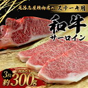 【ふるさと納税】 尾呂志屋精肉店の和牛サーロイン ステーキ用 3枚 (1枚約300g) 【1か月以内に順次発送】 / 和牛 サーロイン ステーキ ステーキ用 牛...