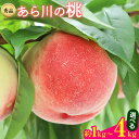【ふるさと納税】【先行予約】和歌山県紀の川市産あら川の桃 選べる 約1kg~4kg 秀品 前商店《2026年6月末-7月中旬頃出荷》 和歌山県 紀の川市 産地直送 もも モモ 果物 フルーツ