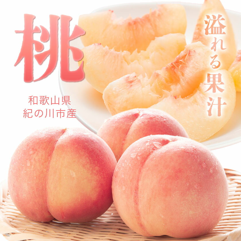 【ふるさと納税】桃 和歌山県 紀の川市産 選べる 約2kg 約4kg 福田農園《6月中旬-8月末頃出荷》和歌山県 紀の川市 桃 もも 冷蔵 日川白鳳 紀州白桃 白鳳 川中島白桃 果物 フルーツ 送料無料