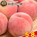 【ふるさと納税】【秀品】和歌山の桃 5-8玉入 ときわオンラ