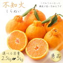 秀品 路地不知火 2.5kg or 5kg＜味好農園＞ / デコポン 不知火 柑橘 和歌山県 越冬 有機