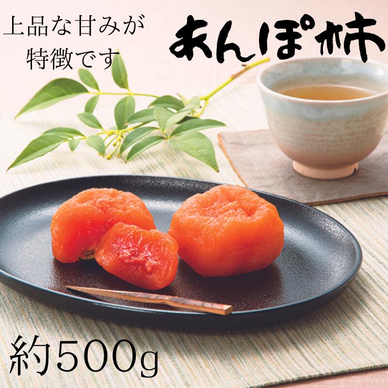 【ふるさと納税】紀州かつらぎ山のあんぽ柿　化粧箱入　約500g　※2025年1月中旬頃から順次発送予定※着日指定不可