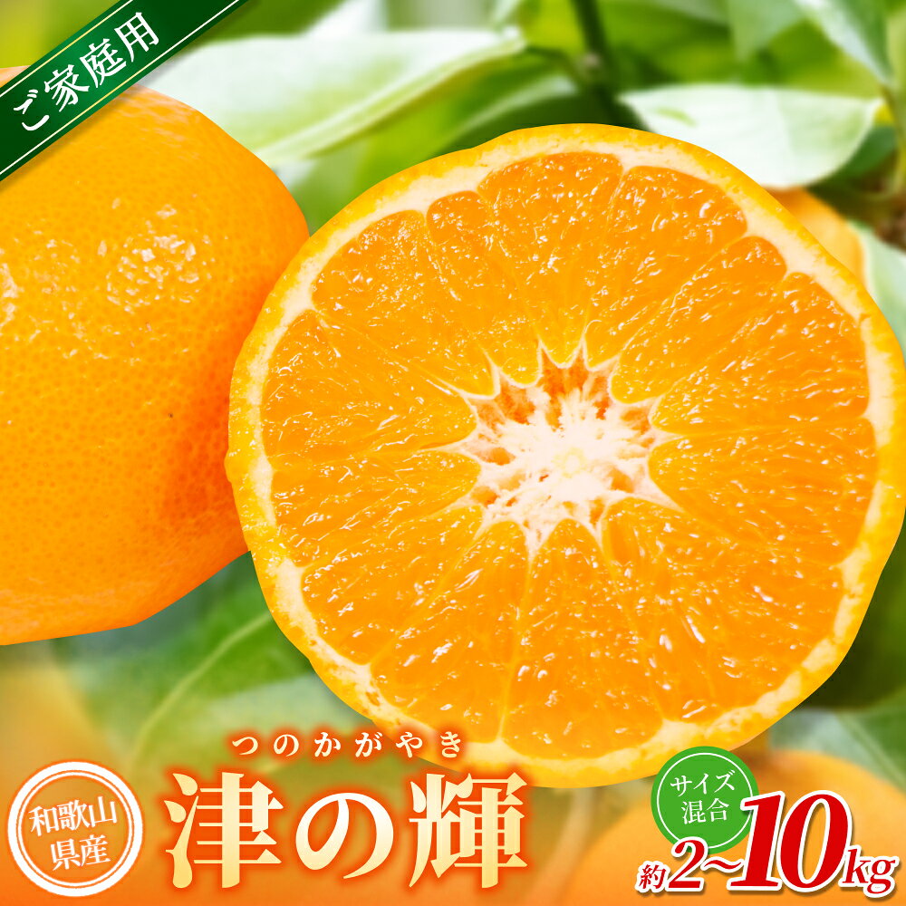 [家庭用] 森本農園の手選別 津の輝 約2kg 約3kg 約5kg 約10kg 和歌山県産 サイズ混合 [北海道・沖縄・離島配送不可][2027年2月上旬〜2027年4月中旬頃に順次発送]