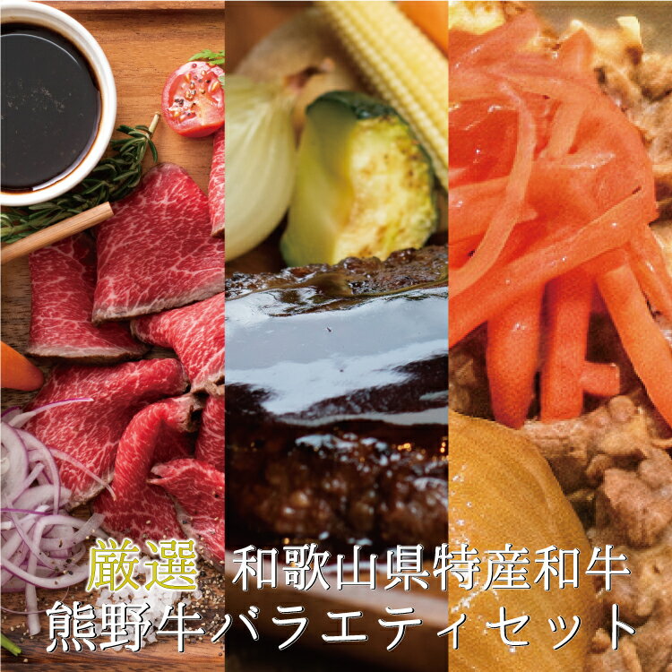 熊野牛 加工品バラエティセット[MT12]