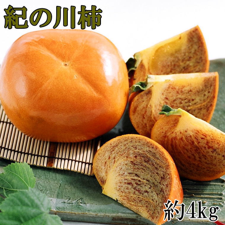 【ふるさと納税】【希少】紀の川柿約3.5~4kg(種無し)秀選品★2025年10月中旬から11月中旬頃順次発送【TM12】 | フルーツ 果物 くだもの 食品 人気 おすすめ 送料無料