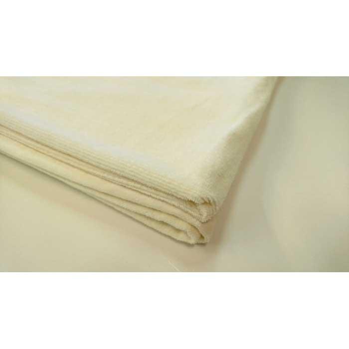 軽量シール織綿毛布　横ボーダー（アイボリー）　松岡織物株式会社