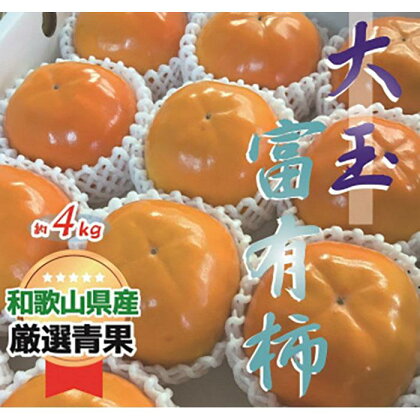 ★11月発送★ 【絶品】大玉富有柿(約4kg) | フルーツ 果物 くだもの 食品 人気 おすすめ 送料無料 先行予約 数量限定