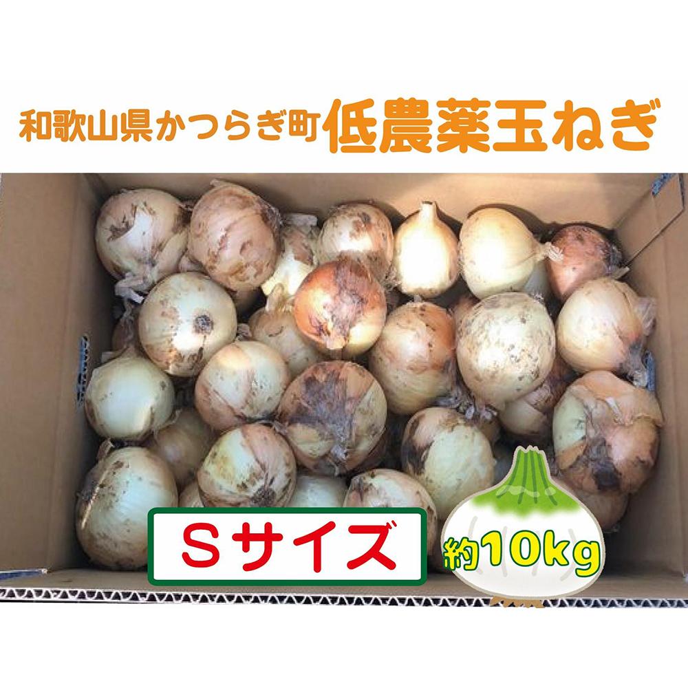 【ふるさと納税】農家さん直送！低農薬玉ねぎSサイズ約10kg【4月中旬～7月中旬発送予定】