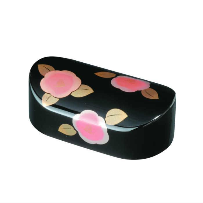 【ふるさと納税】小判文鎮 黒 椿