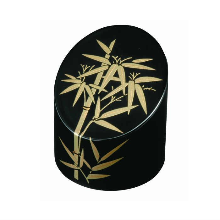 【ふるさと納税】竹形文鎮 黒 金竹