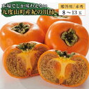 柿 【ふるさと納税】◆先行予約◆和歌山県産 紀の川柿＜贈答用／赤秀＞ 8～13玉【2024年10月中旬発送】【九度山町産】【MG1】 | 和歌山県 和歌山 九度山町 ふるさと 納税 楽天ふるさと 返礼品 お礼の品 名産 特産 特産品 九度山 お取り寄せ フルーツ 柿 かき カキ