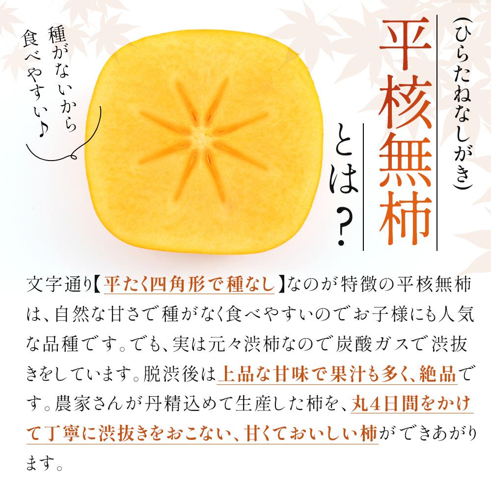 【ふるさと納税】リピーター多数 和歌山県産 訳あり 平核無柿 7.5kg L~2L サイズをお届け たねなし柿なのでお子様でも食べやすい 選果場から直送でお届けします＜ 2026年10月上旬～発送＞ | 九度山町 訳あり 果物 フルーツ 人気 おすすめ お取り寄せ 送料無料 ふるさと納税