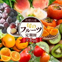 【ふるさと納税】和歌山の旬の果実を 奇数月にお届け全6回定期便(キウイ・清見オレンジ・ミニトマト・桃・ピオーネ・富有柿)【TM62】 | フルーツ 果物 くだも...