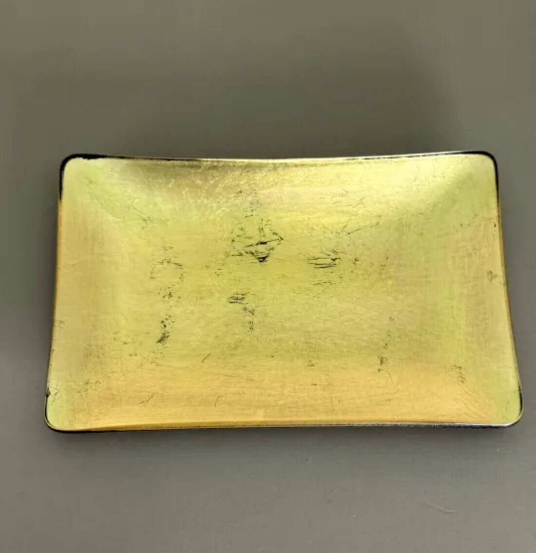 角小皿 箔貼り ゴールド [NF136] | 食器 パーティ 漆器 工芸品 クラフト 民芸 人気 おすすめ 送料無料 ギフト プレゼント 贈り物