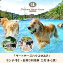 【ふるさと納税】『パートナーズハウスゆあさ』ランチ付き・日帰り利用券(1名様+1頭)【チケット 券 旅行 旅行券 利用券 旅館 トラベル】