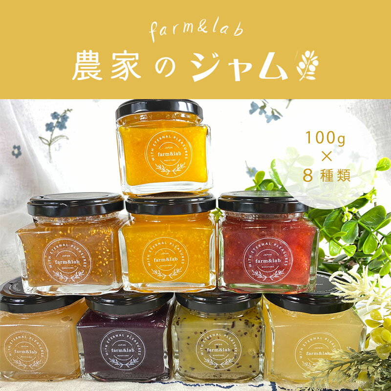 【ふるさと納税】和歌山産 果実のジャムセット （100g×8個）【ジャム 送料無料 ジャム食べ比べ  ...
