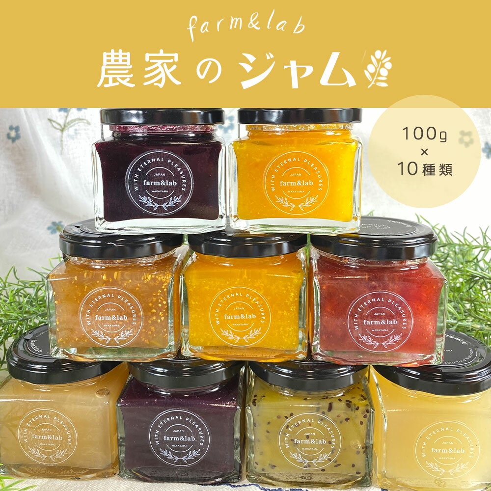 【ふるさと納税】和歌山産 果実のジャムセット （100g×10個）【ジャム 送料無料 ジャム食べ比べ ジャ...