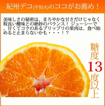 【ふるさと納税】果肉プリプリ♪ 完熟紀州デコ(不知火) 約5kg ※2022年2月下旬頃〜3月中旬頃に順次出荷予定