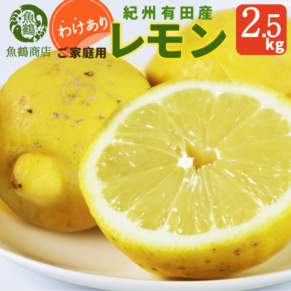 [先行予約][ご家庭用 訳あり]紀州有田産レモン 2.5kg[国産 レモン 柑橘 フルーツ 和歌山]