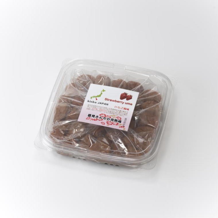 【ふるさと納税】紀州南高梅 使用 いちご風味 完熟 梅干し 800g【梅干 うめぼし 南高梅 和歌山】