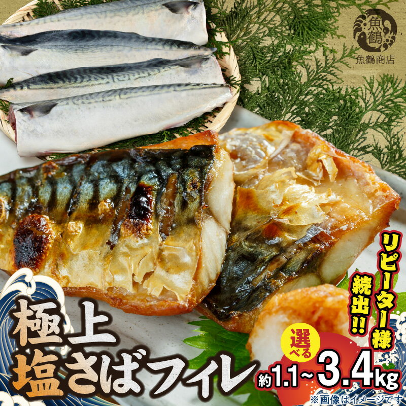 魚介類・水産加工品(サバ)人気ランク4位　口コミ数「243件」評価「4.74」「【ふるさと納税】塩さば フィレ 選べる 8枚 ～ 24枚入 真空パック 切り身 おかず 肉厚 ジューシー アレンジ 時短 さば 水産加工品 魚介 海鮮 海の幸 海産物 食品 食べ物 和歌山県 湯浅町 お取り寄せ 送料無料 冷凍」