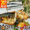 【ふるさと納税】【限定】 《7日以内発送》 《選べる配送月》 訳あり 塩さば フィレ 選べる 1kg ~ 3.5kg 食べやすい 切り身 おかず 時短 タイパ ...
