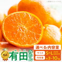 【ふるさと納税】【限定】 秀品 有田みかん 和歌山県産 S ~ Lサイズ 大きさ お任せ 選べる 容量 約3kg ~ 10kg 発送時期 11月 ~ 1月 【ミカン 蜜柑 柑橘 温州みかん 和歌山 有田】