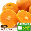 【ふるさと納税】【限定】 【2026年先行予約】 秀品 カラマンダリン なつみ 和歌山 有田 秀品 S ~ 2Lサイズ 大きさお任せ 選べる 内容量 約3kg ~ 約5kg 和歌山県 湯浅町 送料無料