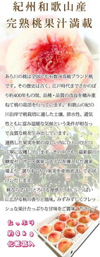 【ふるさと納税】秀品　和歌山ブランドあら川の桃　約4kg　化粧箱入※平成30年7月上旬〜8月上旬発送の商品になります◆