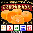 【ふるさと納税】【こだわり】有田みかん 5kg(Sサイズ指定)紀州グルメ市場