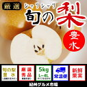 【ふるさと納税】シャリシャリ食感 旬の梨 豊水 5Kg(L〜...